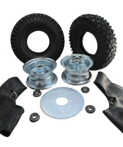 5" Tri-Star Wheel Package - Universal Tire - 60 Tooth Sprocket